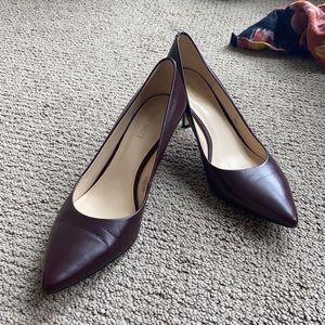Nine West leather pumps